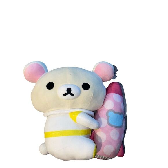 San-X Rilakkuma Astronaut White Space Suit Rocket Plush 20' - Picture 1 of 6